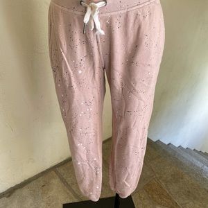 Philanthropy Pink Splatter Sweatpants